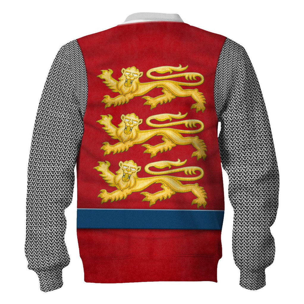 CustomsPig 12th Century English Knights Costume Hoodie Sweatshirt T-Shirt Tracksuit - CustomsPig.com