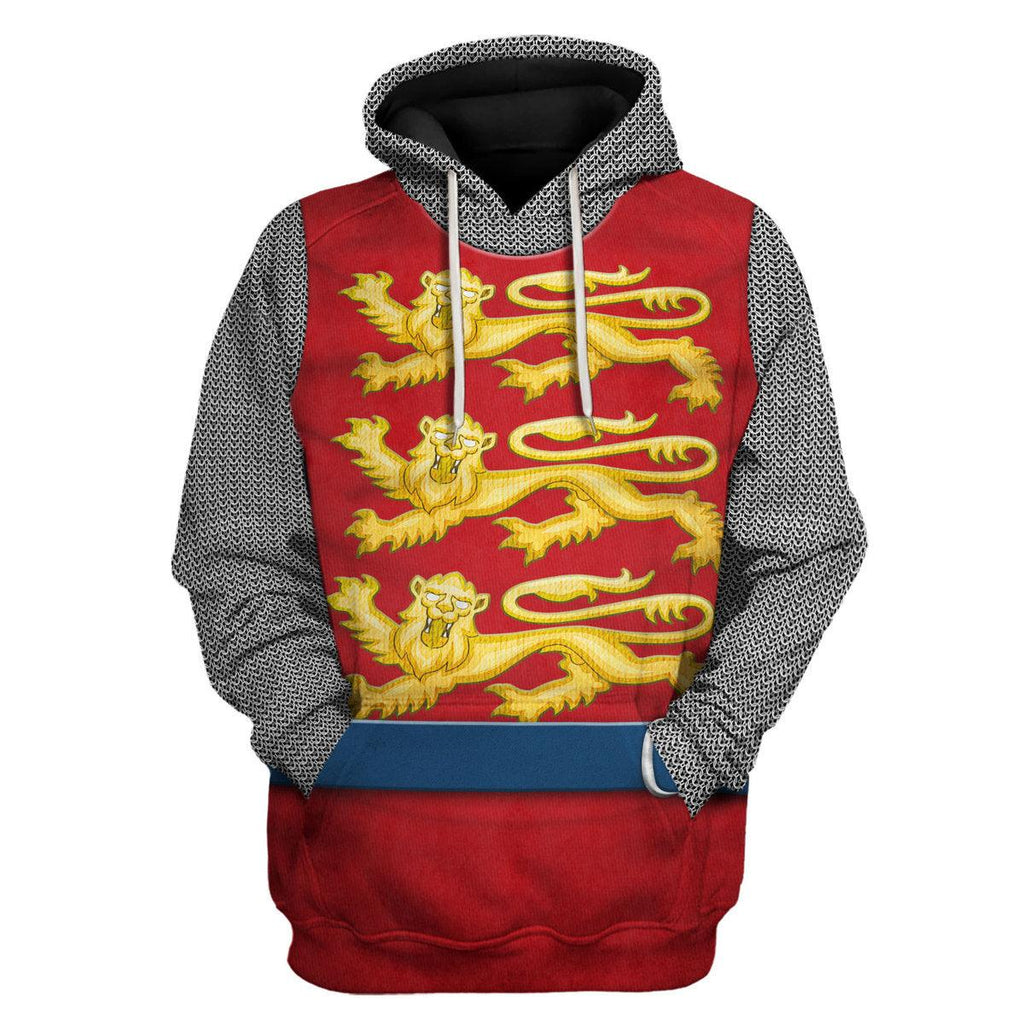 CustomsPig 12th Century English Knights Costume Hoodie Sweatshirt T-Shirt Tracksuit - CustomsPig.com