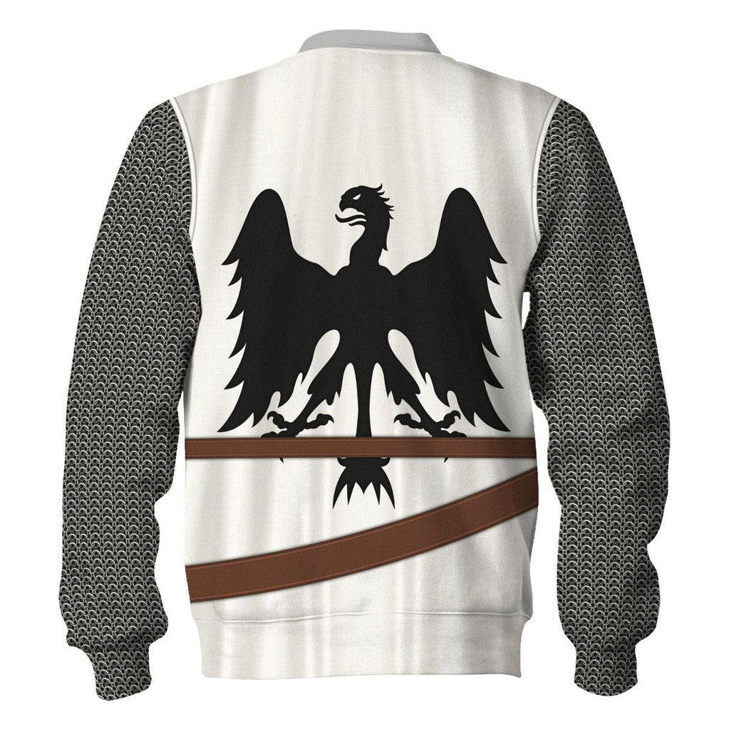 CustomsPig 12th Century German Knight Costume Hoodie Sweatshirt T-Shirt Tracksuit - CustomsPig.com