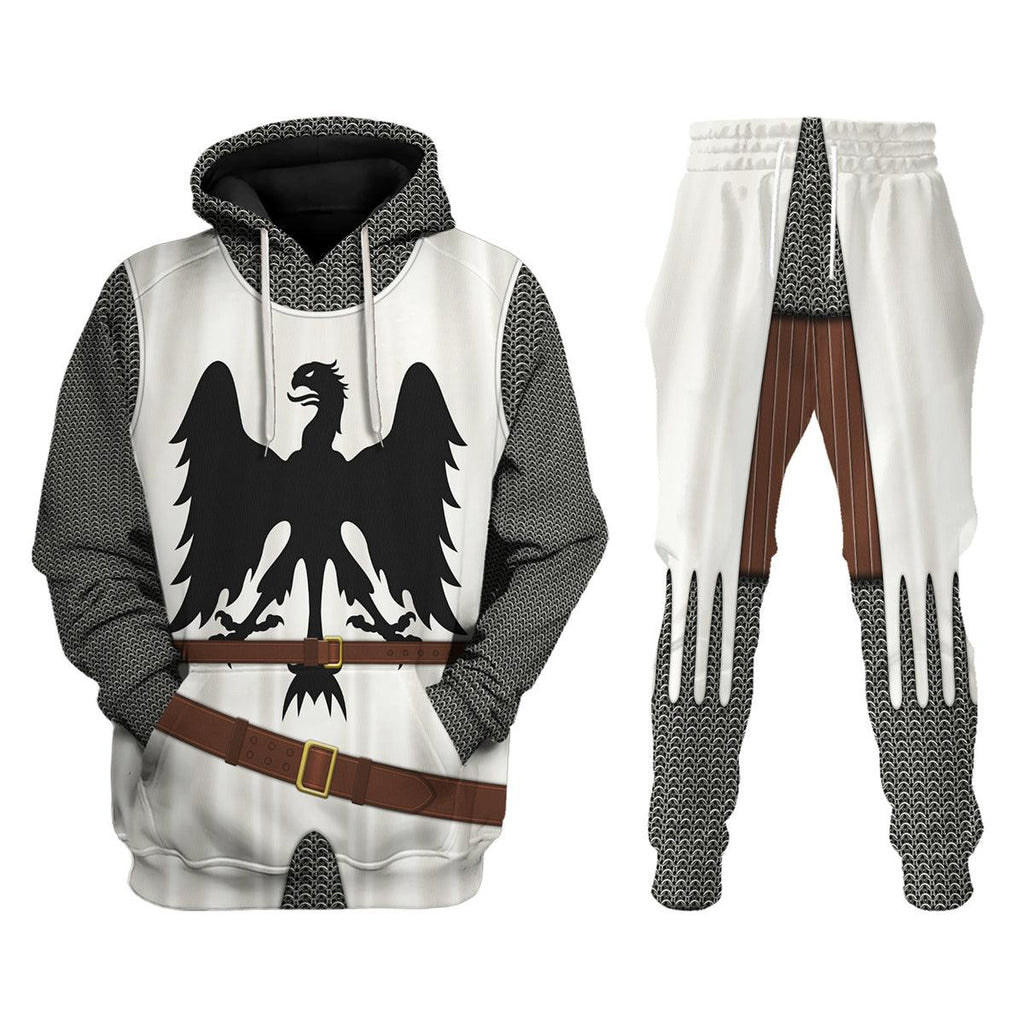 CustomsPig 12th Century German Knight Costume Hoodie Sweatshirt T-Shirt Tracksuit - CustomsPig.com