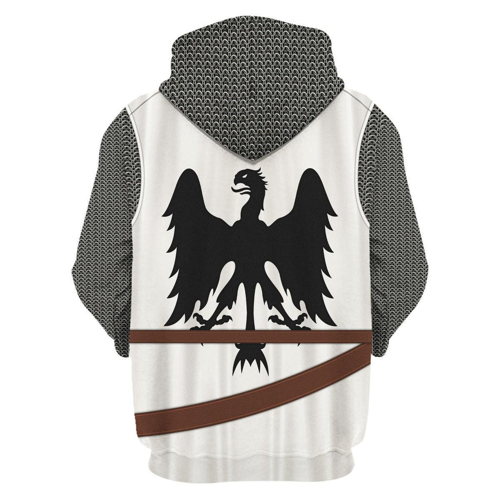 CustomsPig 12th Century German Knight Costume Hoodie Sweatshirt T-Shirt Tracksuit - CustomsPig.com