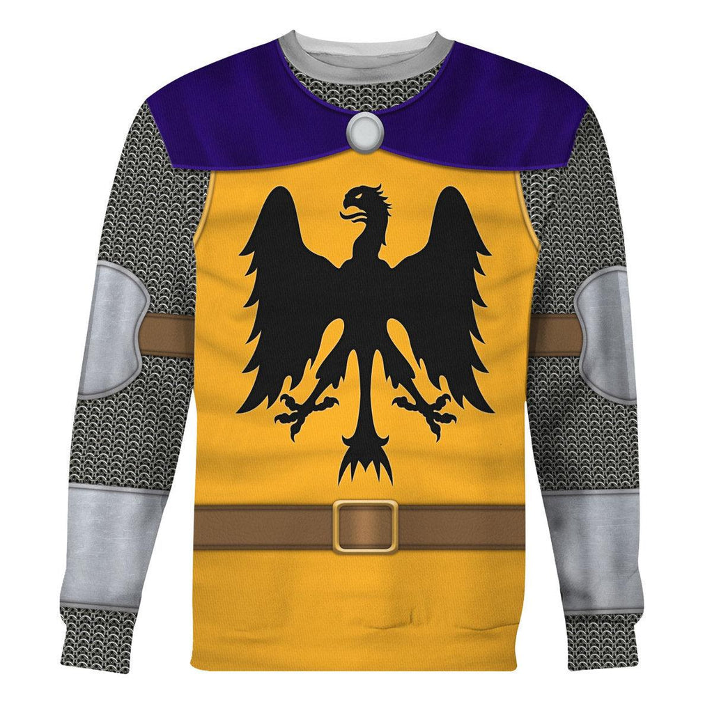 CustomsPig 12th Century Holy Roman Empire Knight Costume Hoodie Sweatshirt T-Shirt Tracksuit - CustomsPig.com