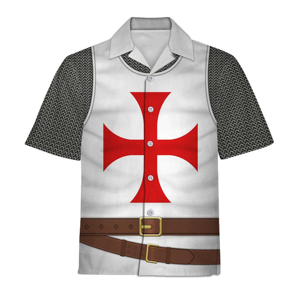 CustomsPig 12th Century Knights Templar Costume Hoodie Sweatshirt T-Shirt Tracksuit - CustomsPig.com