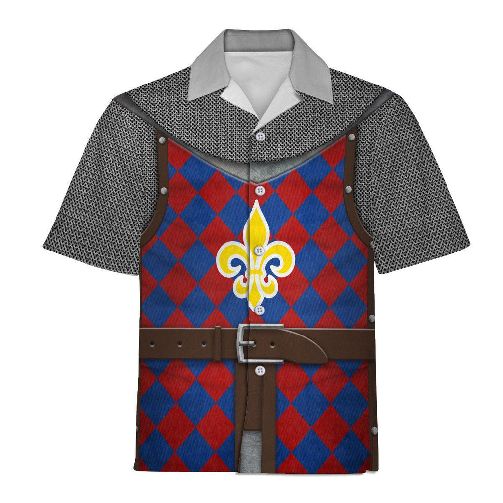 CustomsPig 13th Century French Knight Costume Hoodie Sweatshirt T-Shirt Tracksuit - CustomsPig.com