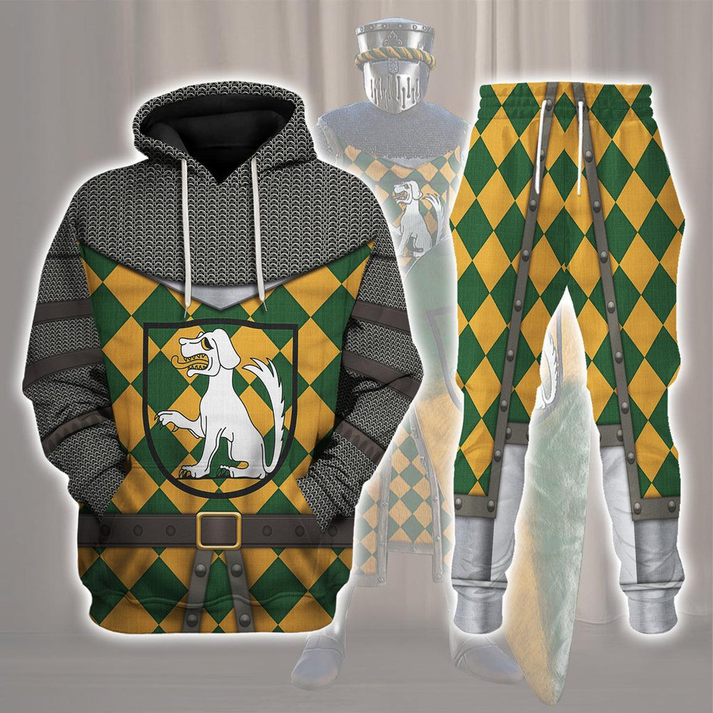 CustomsPig 13th Century German Knight Costume Hoodie Sweatshirt T-Shirt Tracksuit - CustomsPig.com