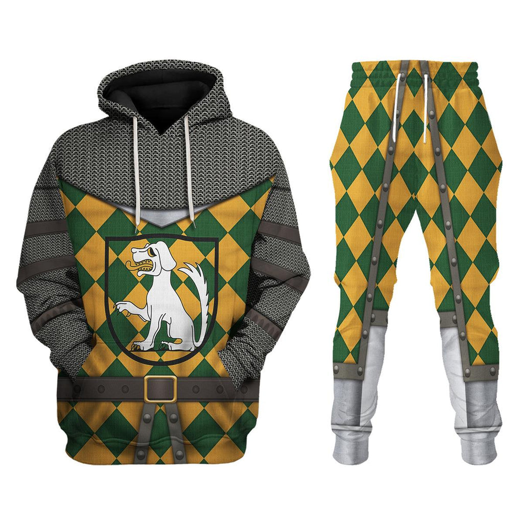 CustomsPig 13th Century German Knight Costume Hoodie Sweatshirt T-Shirt Tracksuit - CustomsPig.com