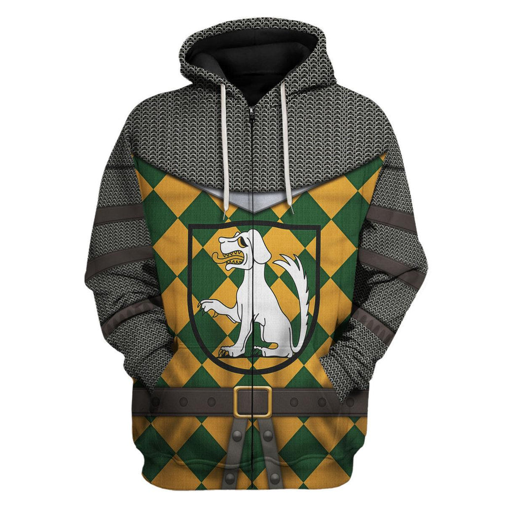 CustomsPig 13th Century German Knight Costume Hoodie Sweatshirt T-Shirt Tracksuit - CustomsPig.com