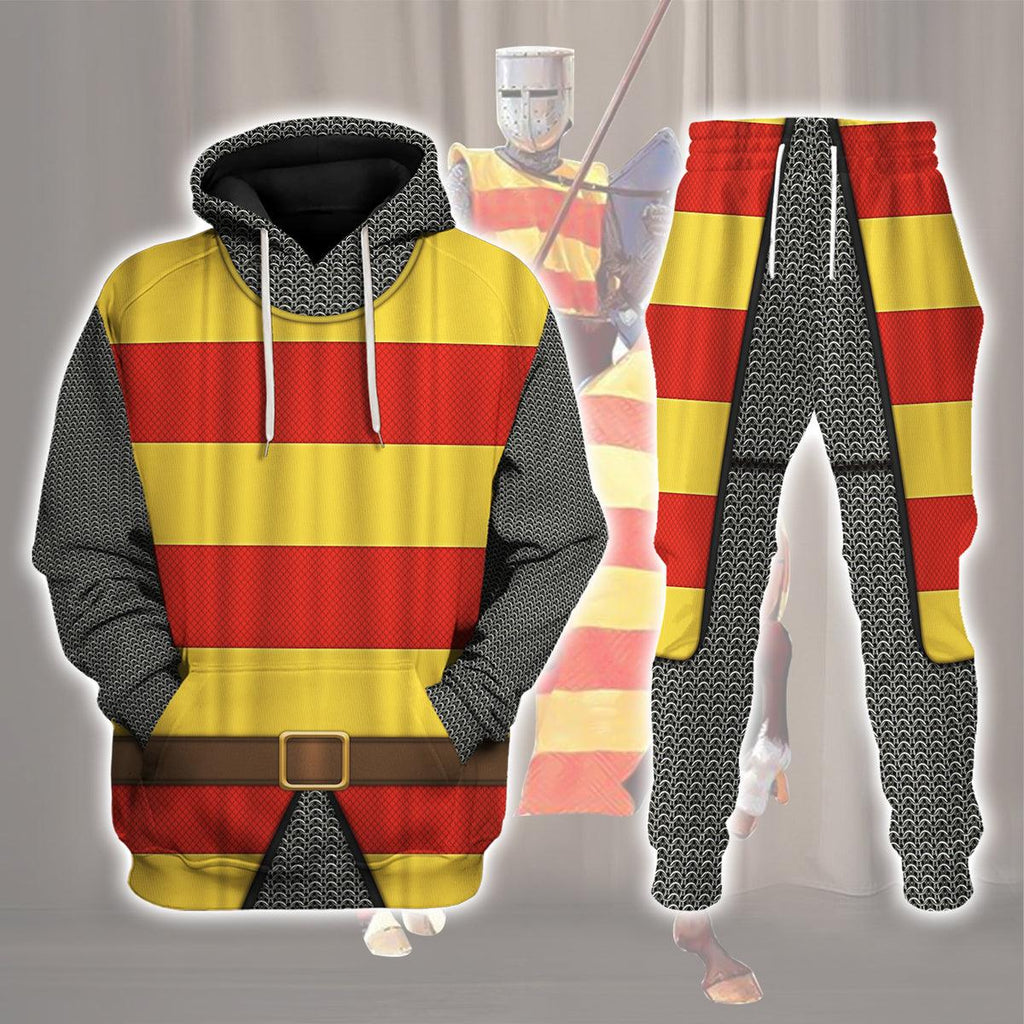 CustomsPig 13th Century Holy Roman Empire Knight Costume Hoodie Sweatshirt T-Shirt Tracksuit - CustomsPig.com