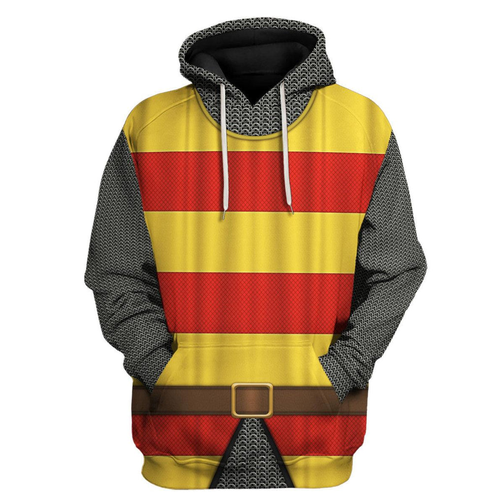 CustomsPig 13th Century Holy Roman Empire Knight Costume Hoodie Sweatshirt T-Shirt Tracksuit - CustomsPig.com