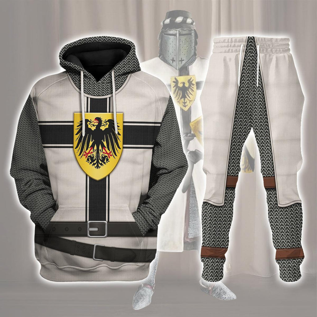 CustomsPig 13th Century Teutonic Knight of Saint Mary Costume Hoodie Sweatshirt T-Shirt Tracksuit - CustomsPig.com