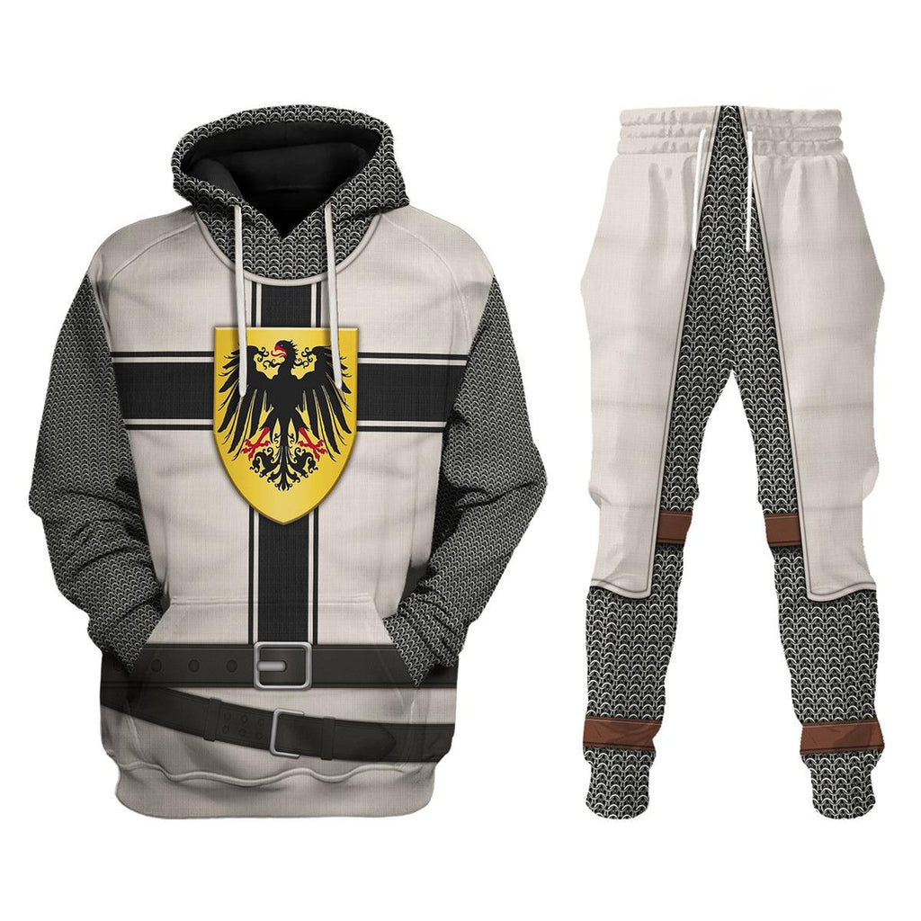 CustomsPig 13th Century Teutonic Knight of Saint Mary Costume Hoodie Sweatshirt T-Shirt Tracksuit - CustomsPig.com