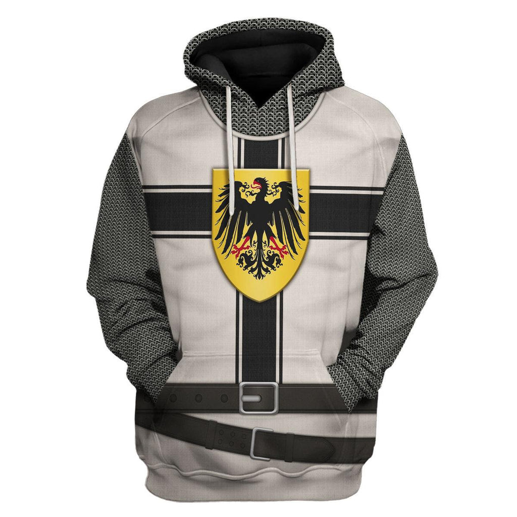 CustomsPig 13th Century Teutonic Knight of Saint Mary Costume Hoodie Sweatshirt T-Shirt Tracksuit - CustomsPig.com