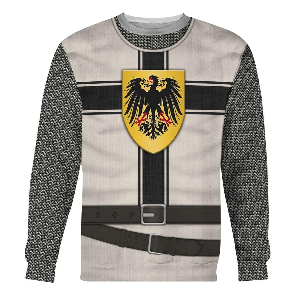 CustomsPig 13th Century Teutonic Knight of Saint Mary Costume Hoodie Sweatshirt T-Shirt Tracksuit - CustomsPig.com