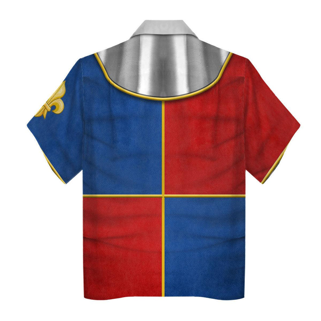 CustomsPig 1415 Agincourt Charles I d'Albret Knight Costume Hoodie Sweatshirt T-Shirt Tracksuit - CustomsPig.com