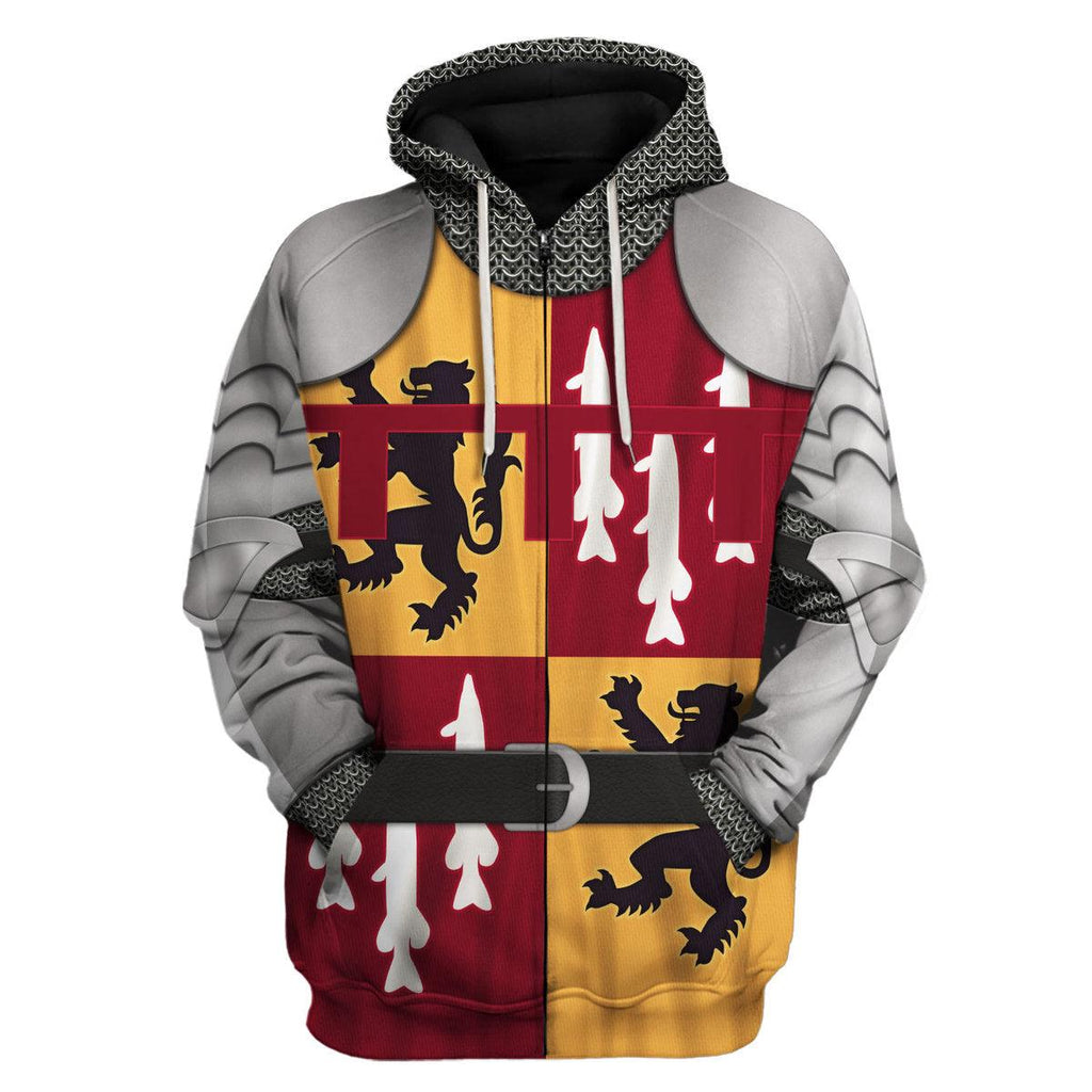 CustomsPig 14C-Sir Henry Percy Hotspur Amour Knights Costume Hoodie Sweatshirt T-Shirt Tracksuit - CustomsPig.com