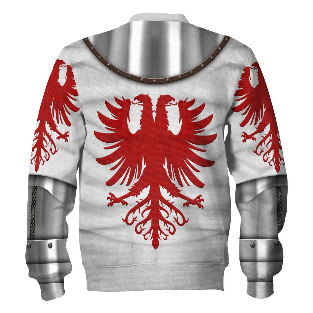 CustomsPig 14th Century Articulated Armour- Boucicaut -1415 Costume Hoodie Sweatshirt T-Shirt Tracksuit - CustomsPig.com