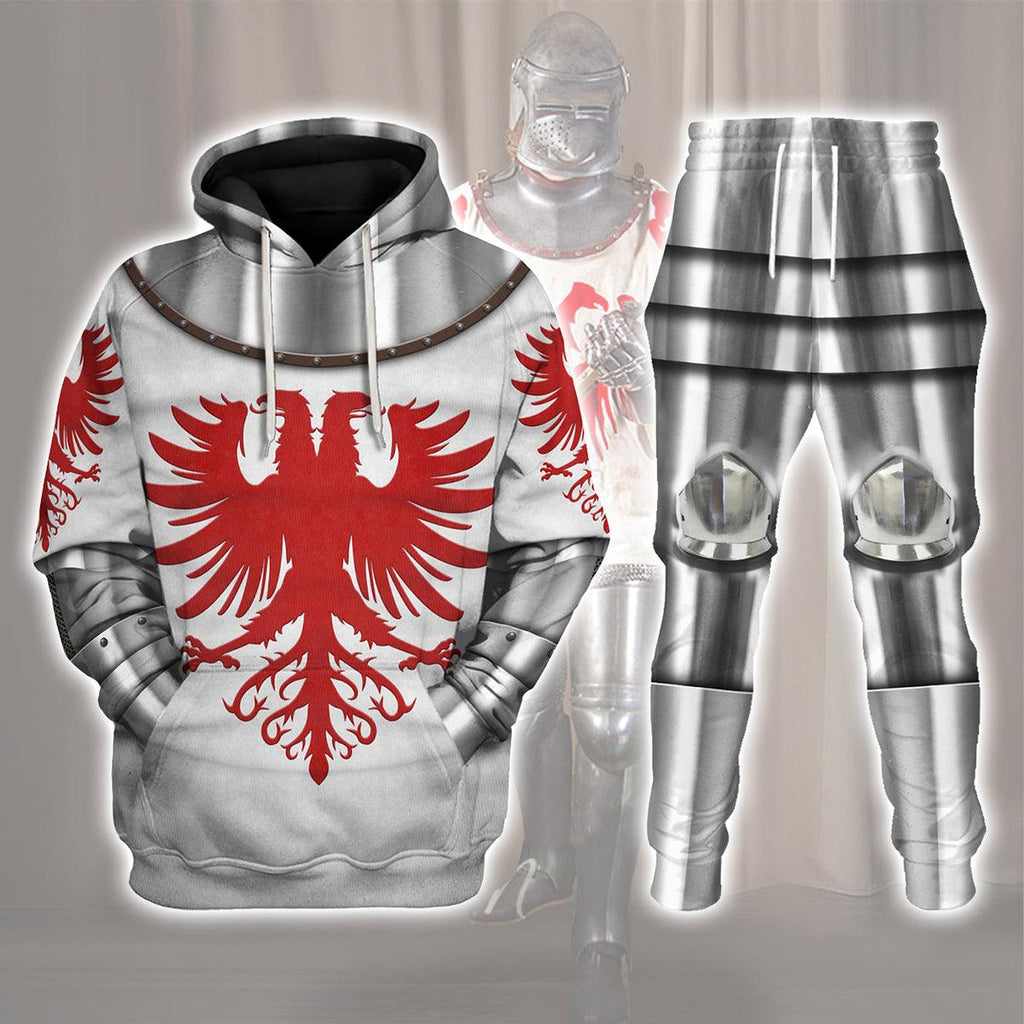 CustomsPig 14th Century Articulated Armour- Boucicaut -1415 Costume Hoodie Sweatshirt T-Shirt Tracksuit - CustomsPig.com