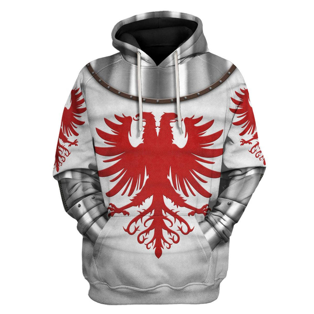 CustomsPig 14th Century Articulated Armour- Boucicaut -1415 Costume Hoodie Sweatshirt T-Shirt Tracksuit - CustomsPig.com