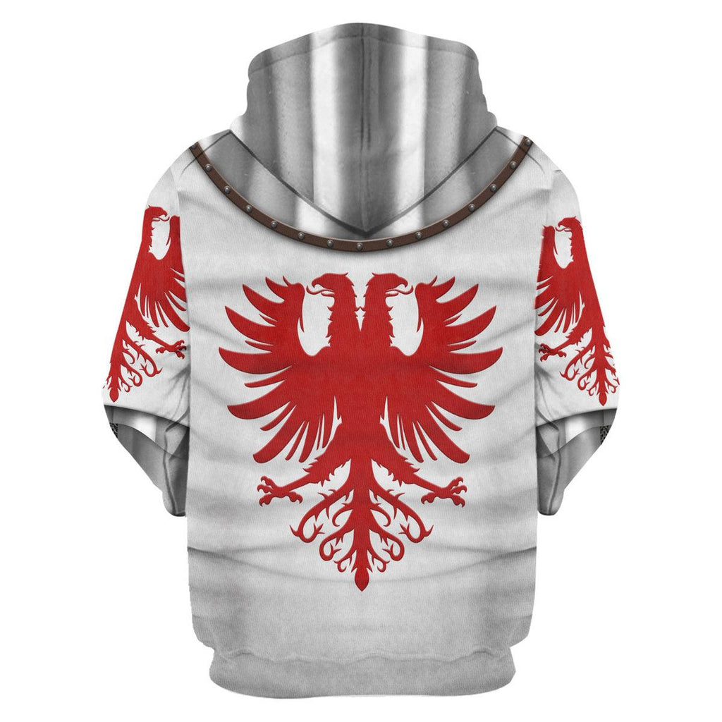 CustomsPig 14th Century Articulated Armour- Boucicaut -1415 Costume Hoodie Sweatshirt T-Shirt Tracksuit - CustomsPig.com