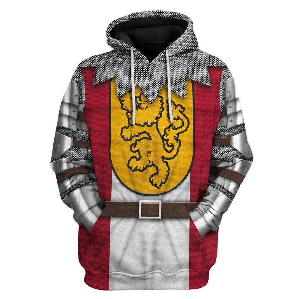 CustomsPig 14th Century English Knights Costume Hoodie Sweatshirt T-Shirt Tracksuit - CustomsPig.com