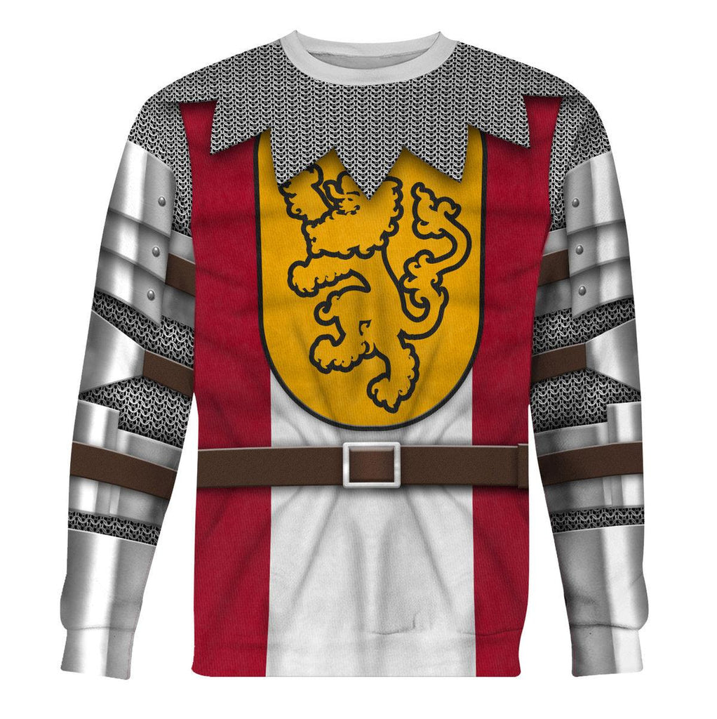 CustomsPig 14th Century English Knights Costume Hoodie Sweatshirt T-Shirt Tracksuit - CustomsPig.com