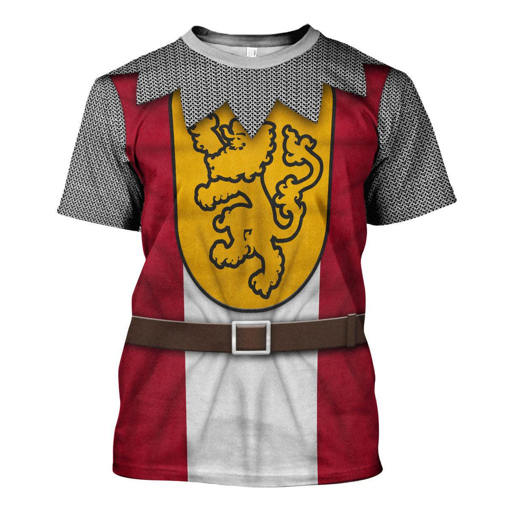 CustomsPig 14th Century English Knights Costume Hoodie Sweatshirt T-Shirt Tracksuit - CustomsPig.com