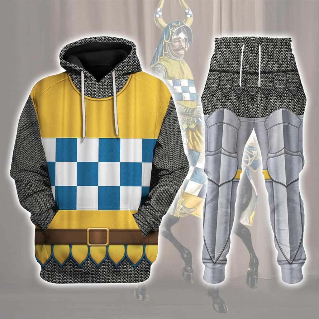 CustomsPig 14th Century German Knight Costume Hoodie Sweatshirt T-Shirt Tracksuit - CustomsPig.com