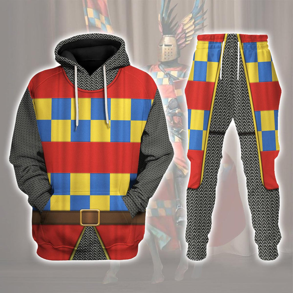 CustomsPig 14th Century Holy Roman Empire Knight Costume Hoodie Sweatshirt T-Shirt Tracksuit - CustomsPig.com