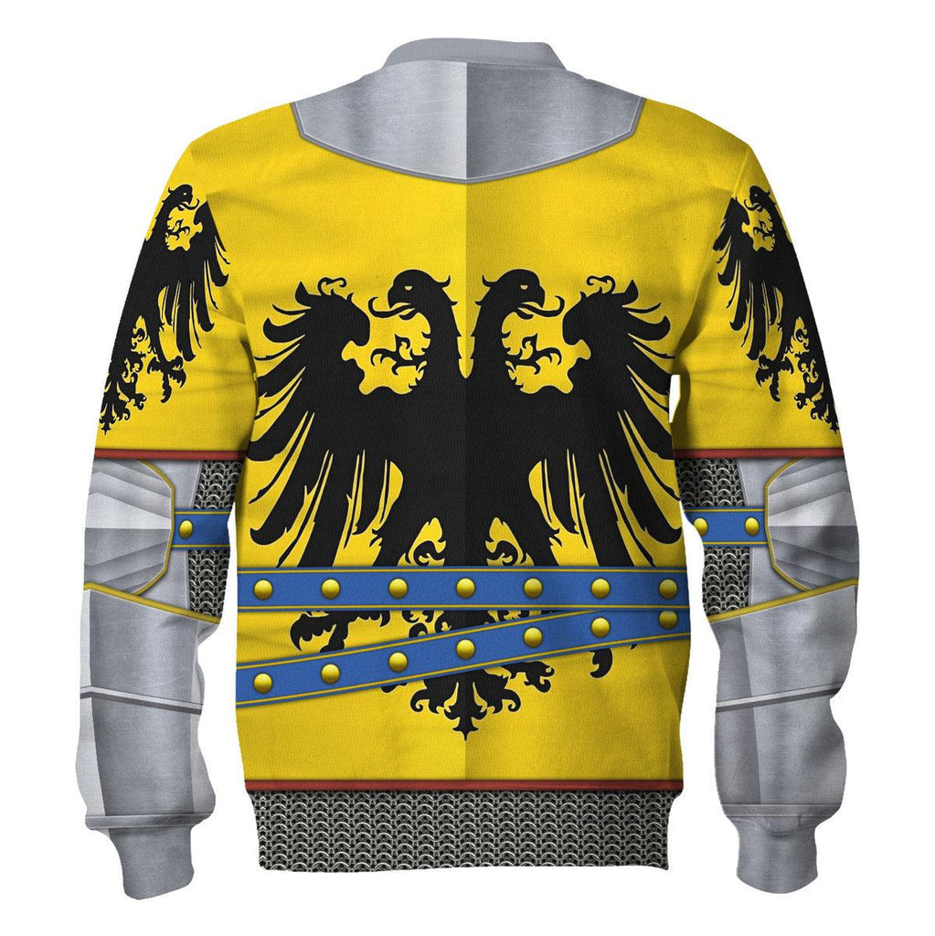 CustomsPig 15th Century Holy Roman Empire Knight Costume Hoodie Sweatshirt T-Shirt Tracksuit - CustomsPig.com