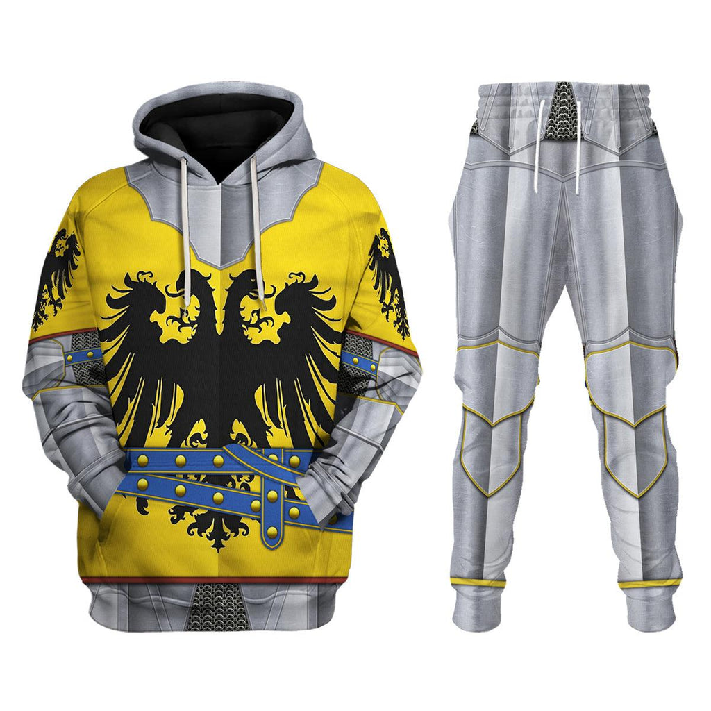 CustomsPig 15th Century Holy Roman Empire Knight Costume Hoodie Sweatshirt T-Shirt Tracksuit - CustomsPig.com