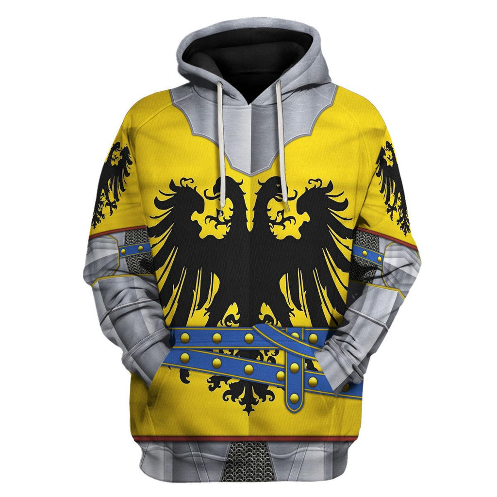 CustomsPig 15th Century Holy Roman Empire Knight Costume Hoodie Sweatshirt T-Shirt Tracksuit - CustomsPig.com