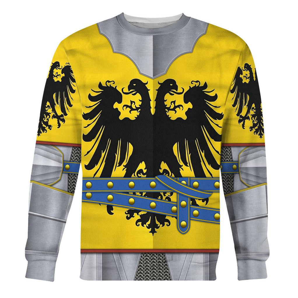 CustomsPig 15th Century Holy Roman Empire Knight Costume Hoodie Sweatshirt T-Shirt Tracksuit - CustomsPig.com