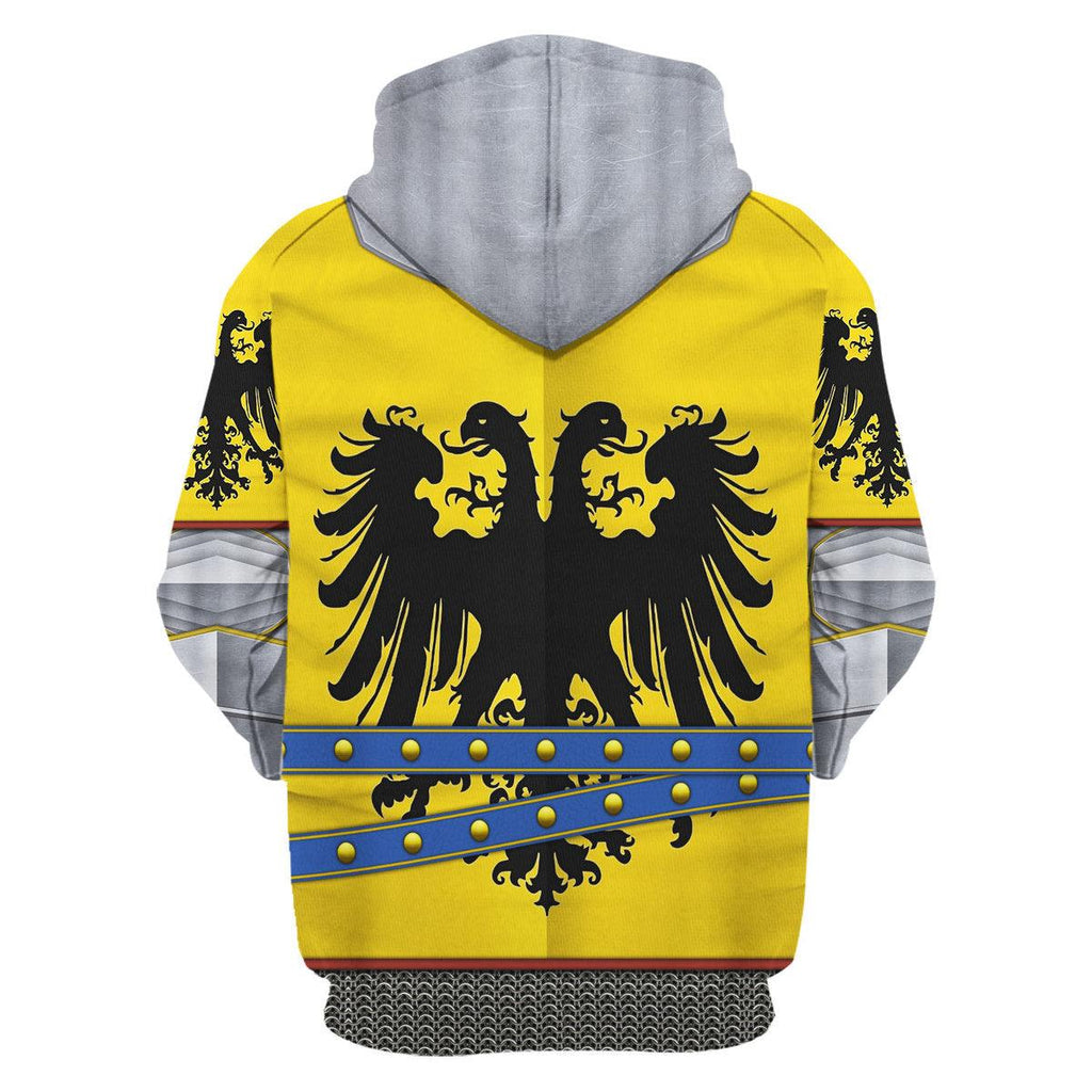 CustomsPig 15th Century Holy Roman Empire Knight Costume Hoodie Sweatshirt T-Shirt Tracksuit - CustomsPig.com