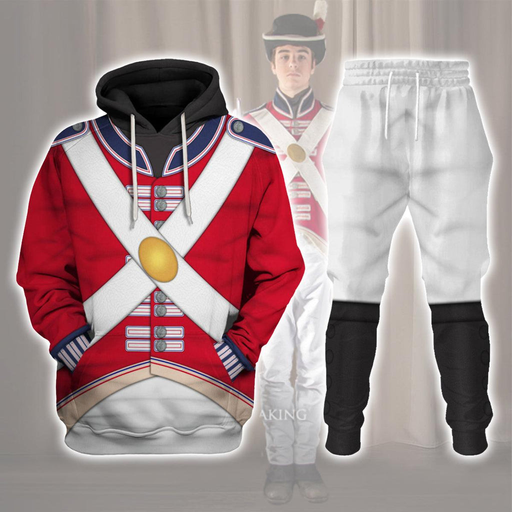 CustomsPig 1804 Royal Marine Ÿ?? Battle of Trafalgar Uniform All Over Print Hoodie Sweatshirt T-Shirt Tracksuit - DucG