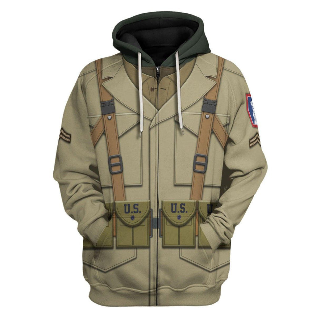  CustomsPig 442nd Infantry Regiment Corporal Costume Hoodie Sweatshirt T-Shirt Tracksuit -  CustomsPig.com