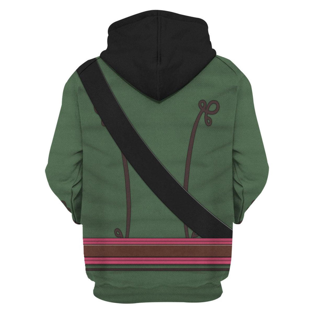 CustomsPig 95th Rifles Uniform British Army Captain All Over Print Hoodie Sweatshirt T-Shirt Tracksuit - CustomsPig.com