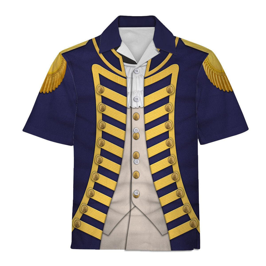 CustomsPig Admiral Collingwood Uniform All Over Print Hoodie Sweatshirt T-Shirt Tracksuit - DucG