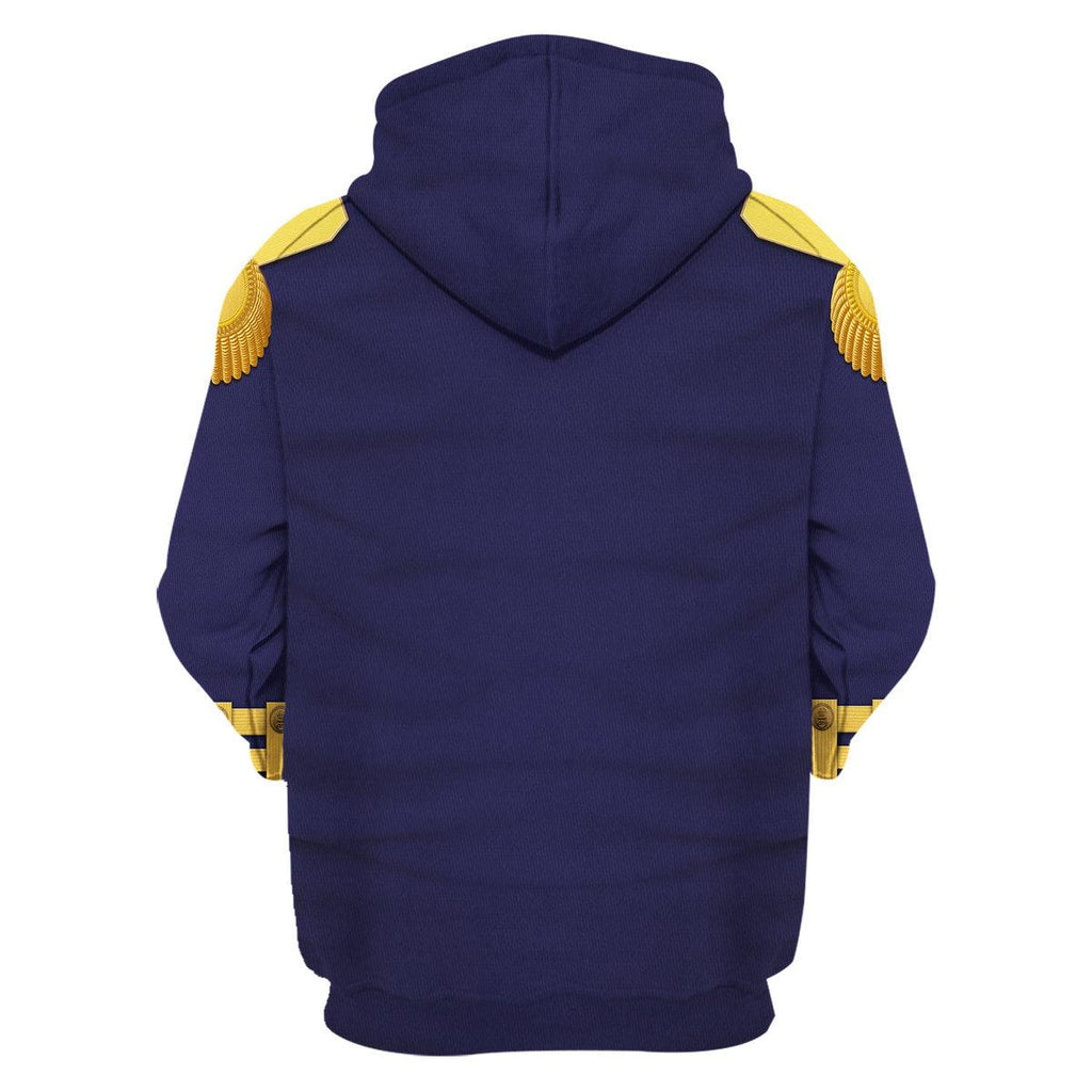 CustomsPig Admiral Collingwood Uniform All Over Print Hoodie Sweatshirt T-Shirt Tracksuit - DucG