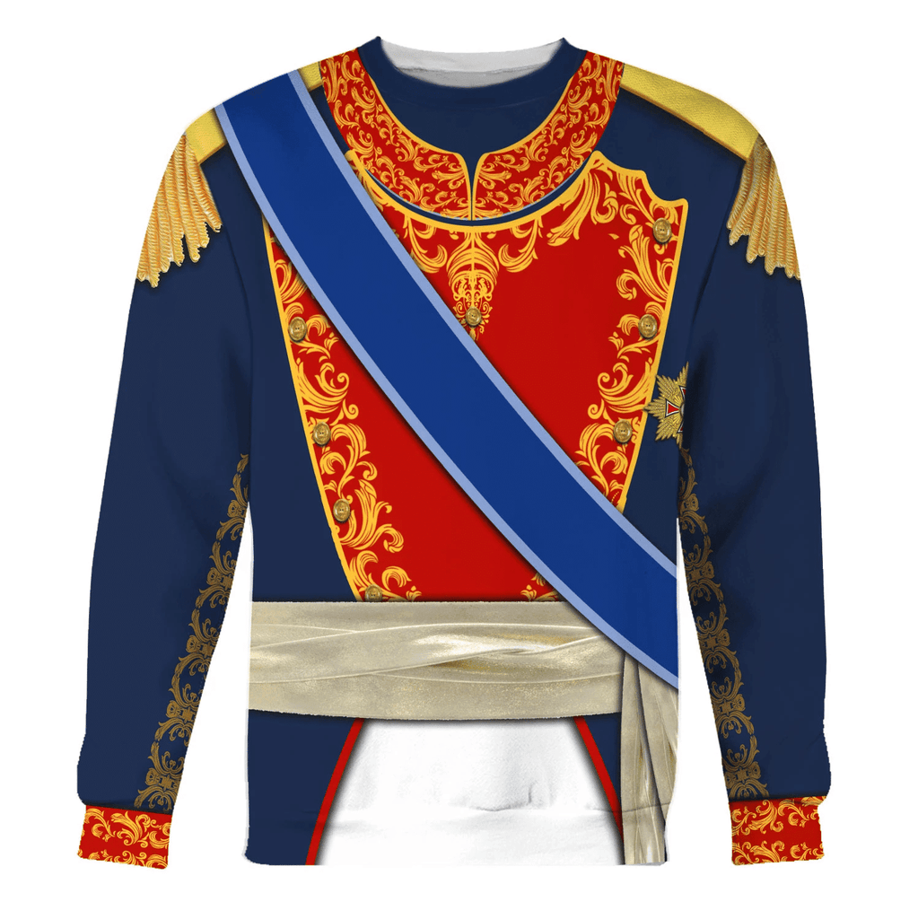  CustomsPig Agustin de Iturbide, Augustine of Mexico Costume Hoodie Sweatshirt T-Shirt Tracksuit -  CustomsPig.com