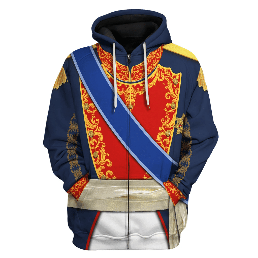  CustomsPig Agustin de Iturbide, Augustine of Mexico Costume Hoodie Sweatshirt T-Shirt Tracksuit -  CustomsPig.com