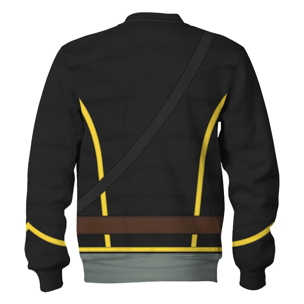 CustomsPig American Civil War Union Army Cavalry Trooper Costume Hoodie Sweatshirt T-Shirt Tracksuit - DucG