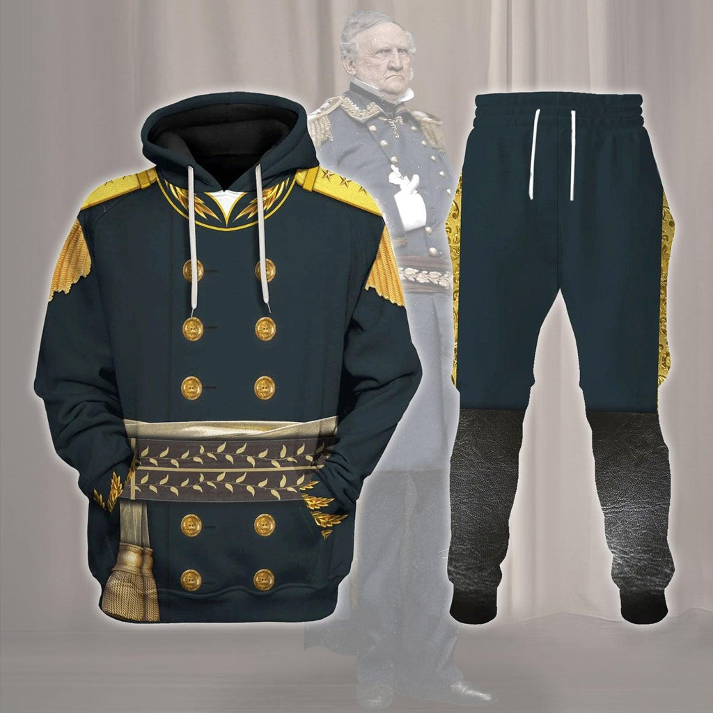  CustomsPig American Commander Winfield Scott Costume Hoodie Sweatshirt T-Shirt Tracksuit -  CustomsPig.com