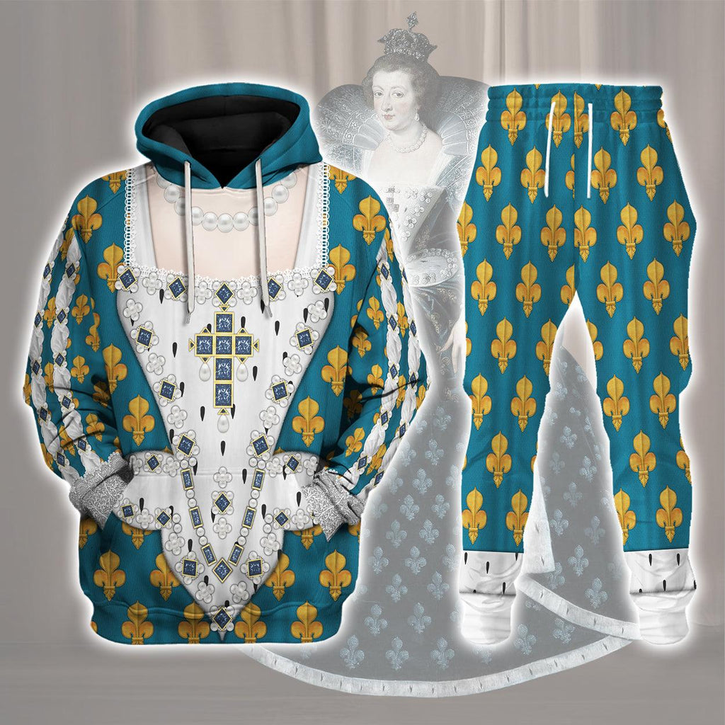 CustomsPig Anne of Austria Costume All Over Print Hoodie Sweatshirt T-Shirt Tracksuit - CustomsPig.com