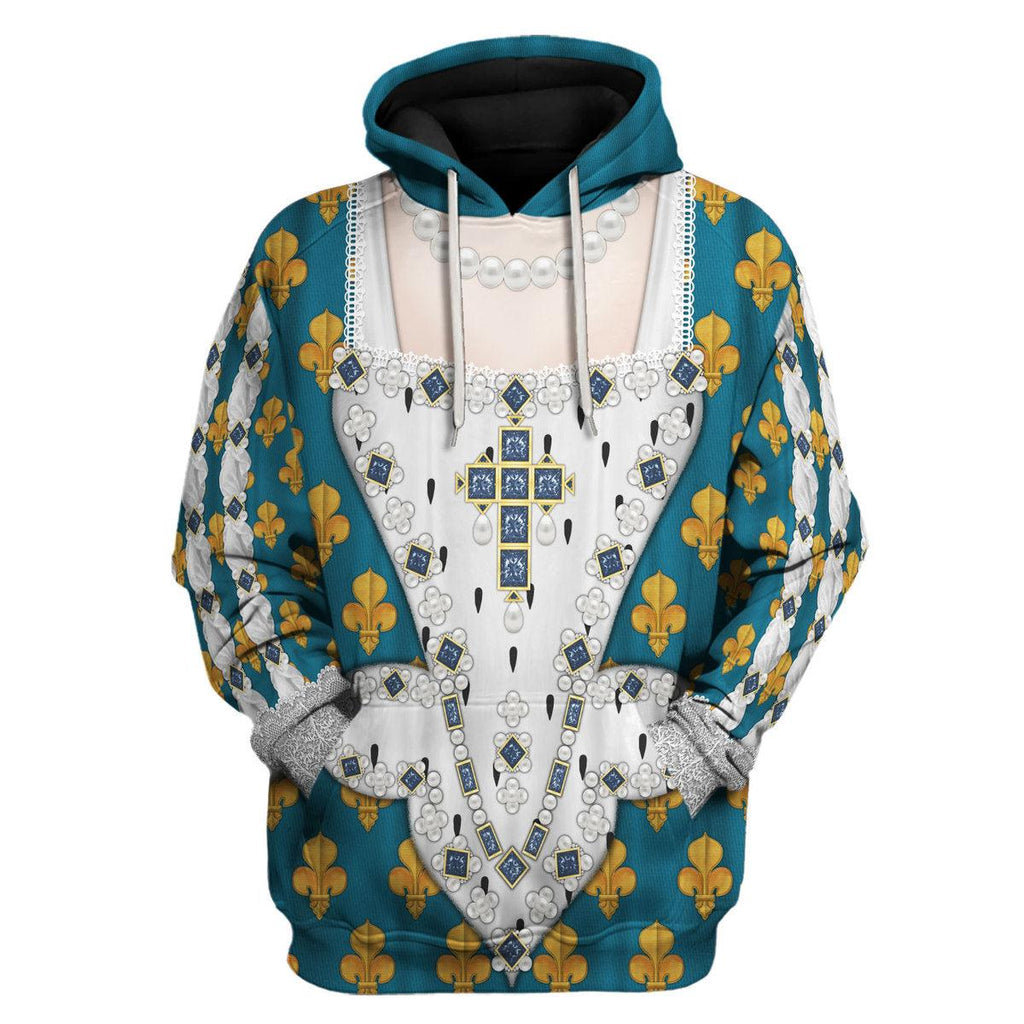 CustomsPig Anne of Austria Costume All Over Print Hoodie Sweatshirt T-Shirt Tracksuit - CustomsPig.com