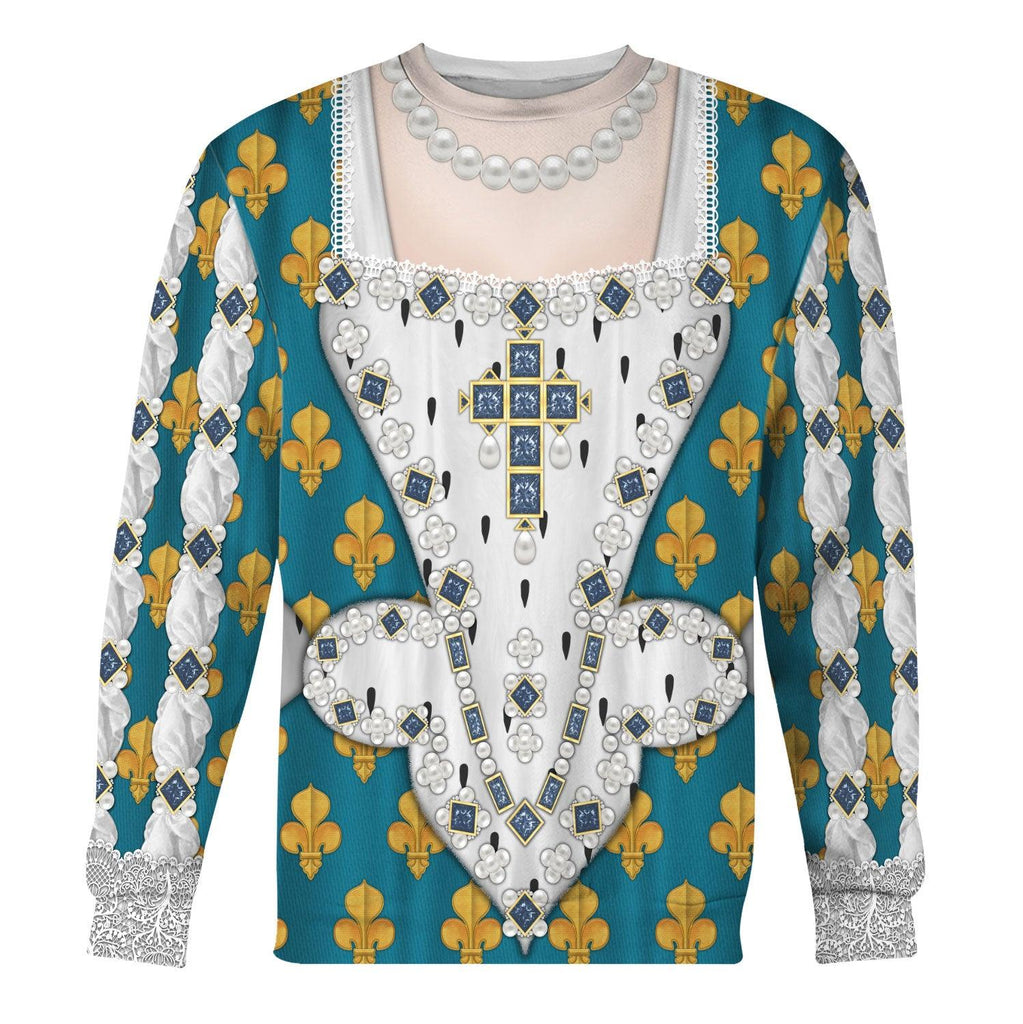 CustomsPig Anne of Austria Costume All Over Print Hoodie Sweatshirt T-Shirt Tracksuit - CustomsPig.com