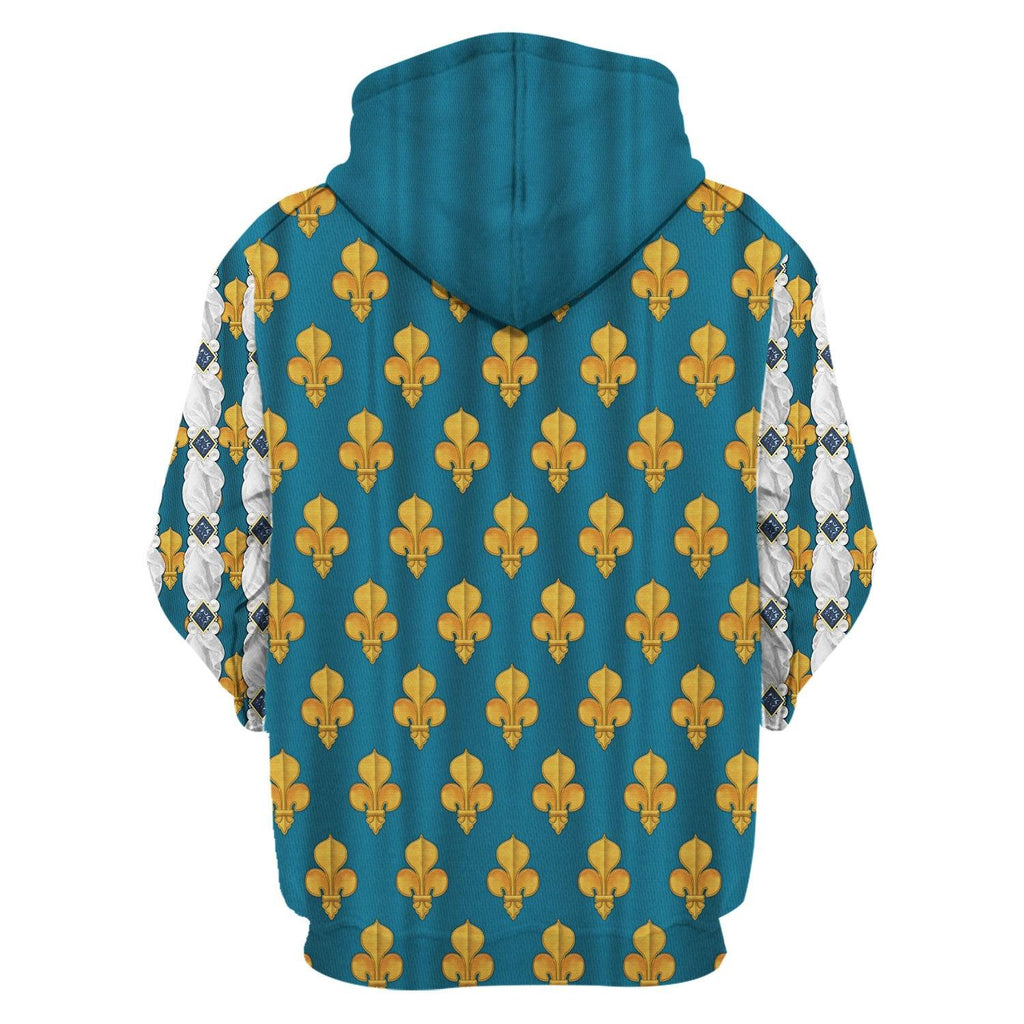 CustomsPig Anne of Austria Costume All Over Print Hoodie Sweatshirt T-Shirt Tracksuit - CustomsPig.com