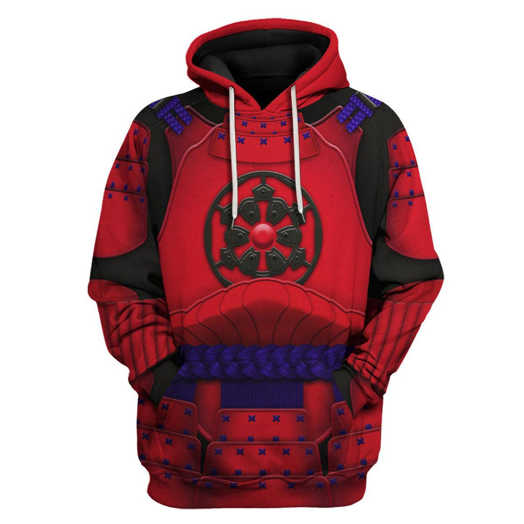  CustomsPig Ashigaru Red Akazonae Koyal Guard Costume Hoodie Sweatshirt T-Shirt Sweatpants -  CustomsPig.com