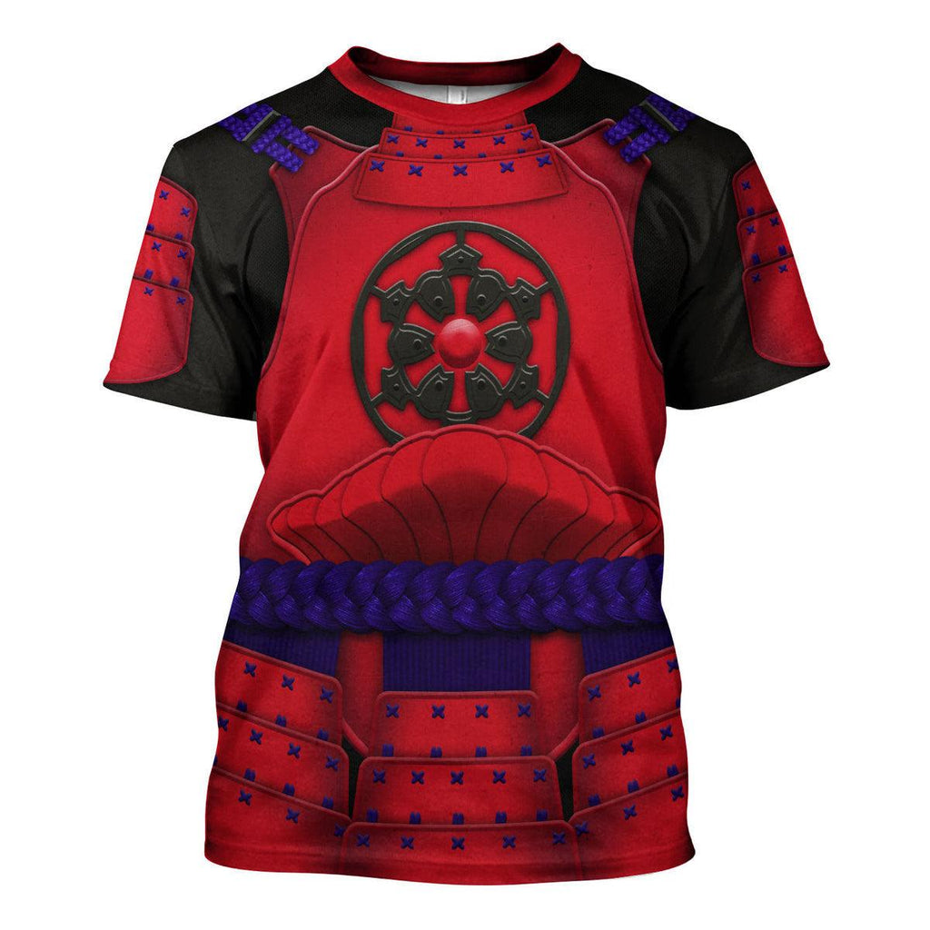  CustomsPig Ashigaru Red Akazonae Koyal Guard Costume Hoodie Sweatshirt T-Shirt Sweatpants -  CustomsPig.com