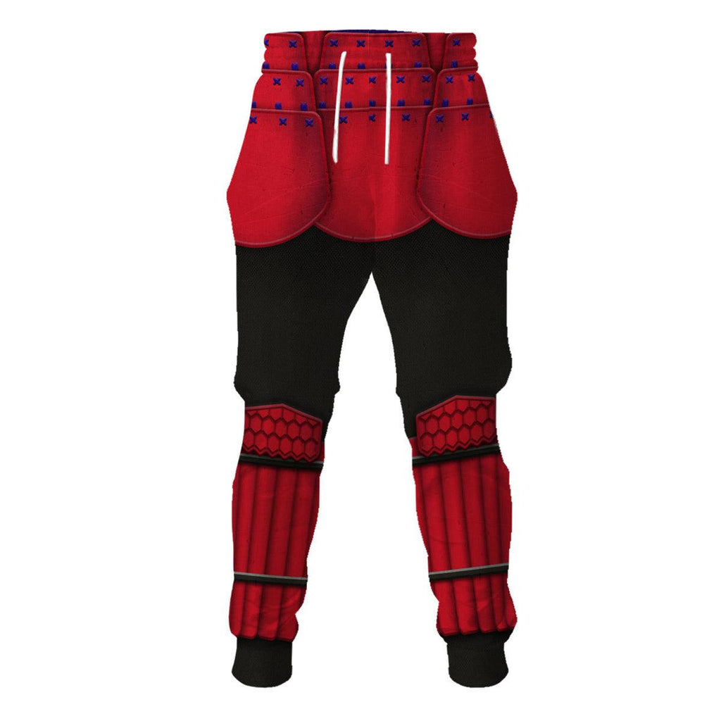  CustomsPig Ashigaru Red Akazonae Koyal Guard Costume Hoodie Sweatshirt T-Shirt Sweatpants -  CustomsPig.com