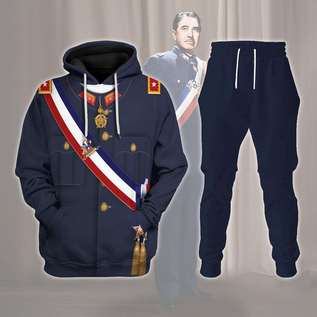  CustomsPig Augusto Pinochet 29th President Of Chile Costume Hoodie Sweatshirt T-Shirt Tracksuit -  CustomsPig.com